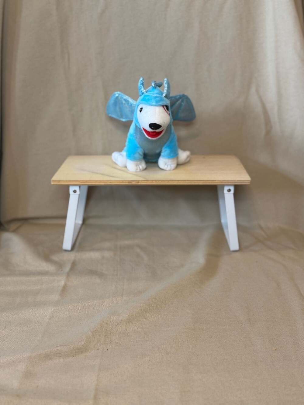 Target Bullseye Dog Plush Toy in Blue Dragon Costume